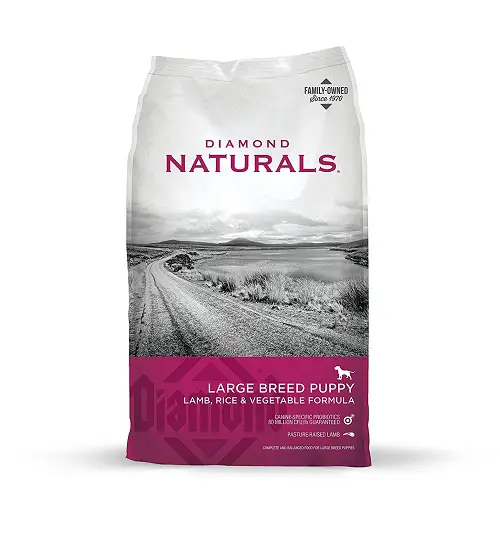 Diamond Naturals Large Breed Puppy Food pack