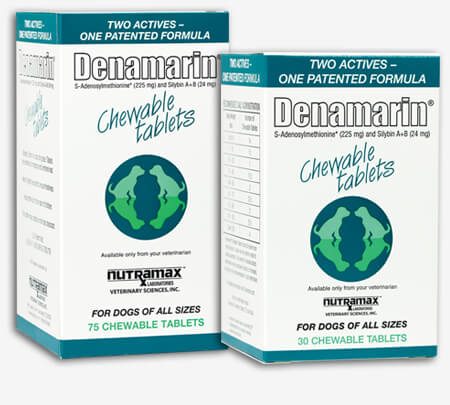 two packages of denamarin for large dogs