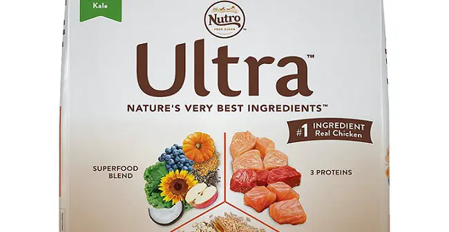 a bag of nutro ultra puppy food