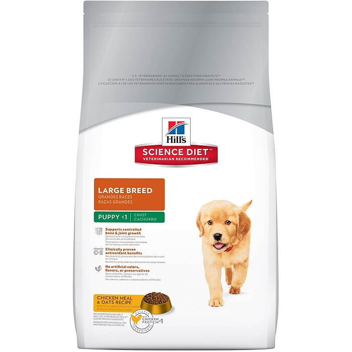 hills puppy large breed dry food science diet product