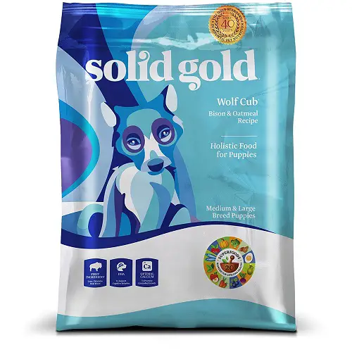 solid gold wolf cub large breed puppy dog food