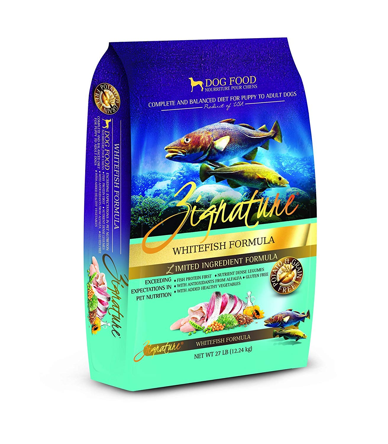 Zignature dog food